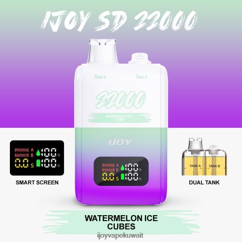 iJOY Vape Price 4DL4N8159 - iJOY SD 22000 يمكن التخلص منه مكعبات ثلج البطيخ
