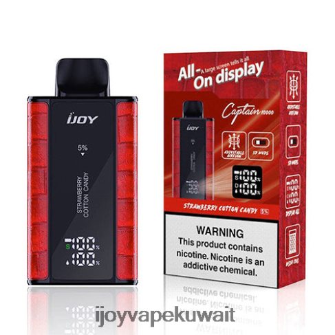 iJOY Flavors Vape 4DL4N895 - iJOY Bar Captain يمكن التخلص منه حلوى القطن بالفراولة