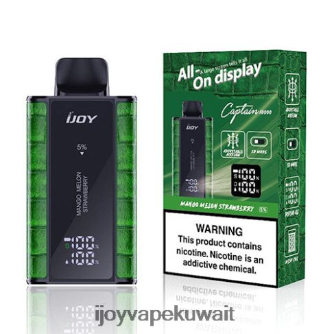 iJOY Vape Kuwait 4DL4N891 - iJOY Bar Captain يمكن التخلص منه مانجو بطيخ فراولة
