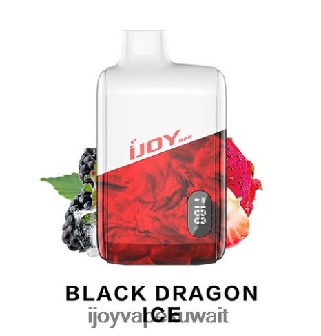 Order iJOY Vape 4DL4N8177 - iJOY Bar IC8000 يمكن التخلص منه جليد التنين الأسود