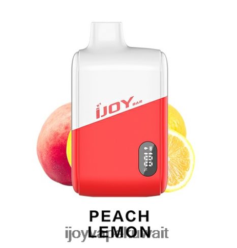 iJOY Disposable Vape 4DL4N8190 - iJOY Bar IC8000 يمكن التخلص منه ليمون خوخ