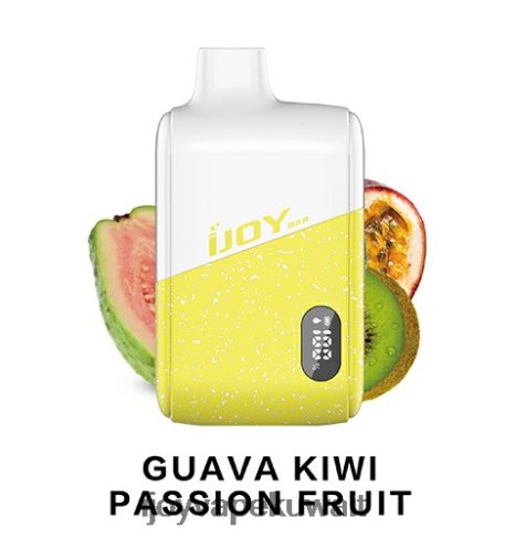 iJOY Flavors Vape 4DL4N8185 - iJOY Bar IC8000 يمكن التخلص منه جوافة كيوي باشن فروت