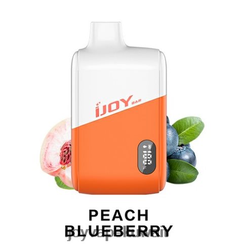 iJOY Vape Price 4DL4N8189 - iJOY Bar IC8000 يمكن التخلص منه توت خوخ