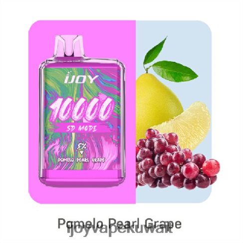 iJOY Disposable Vape 4DL4N8170 - iJOY Bar SD10000 يمكن التخلص منه بوميلو لؤلؤة العنب
