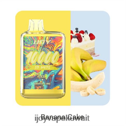 iJOY Vape Kuwait 4DL4N8161 - iJOY Bar SD10000 يمكن التخلص منه كعكة الموز