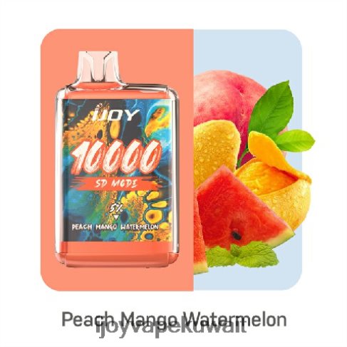 iJOY Vape Price 4DL4N8169 - iJOY Bar SD10000 يمكن التخلص منه الخوخ والمانجو والبطيخ